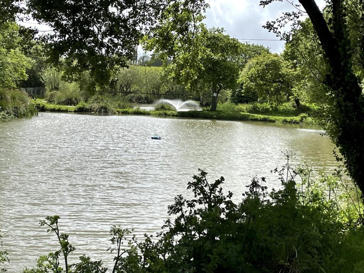 Luxury Caravan Cornwall Sleeps 4 Countryside View 圣奥斯特尔 外观 照片